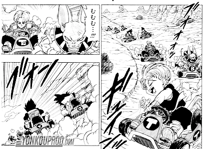 Imágenes filtradas del Manga 17 de Dragon Ball Super – ¡Competición de Karts!