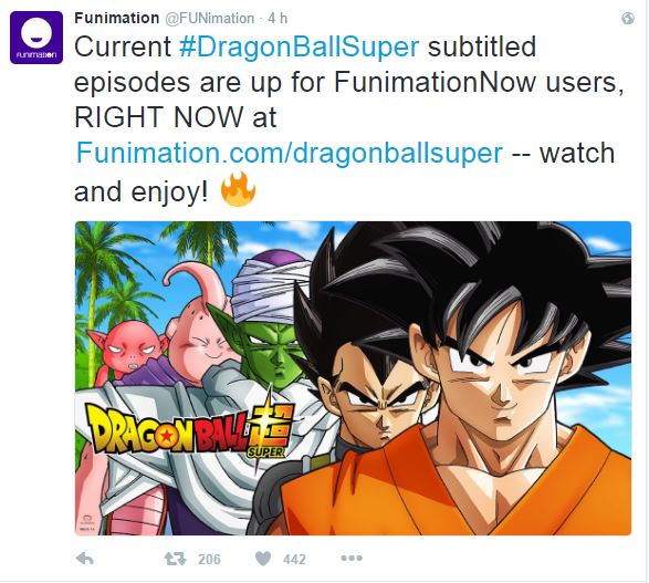 FUNimation licencia Dragon Ball Super