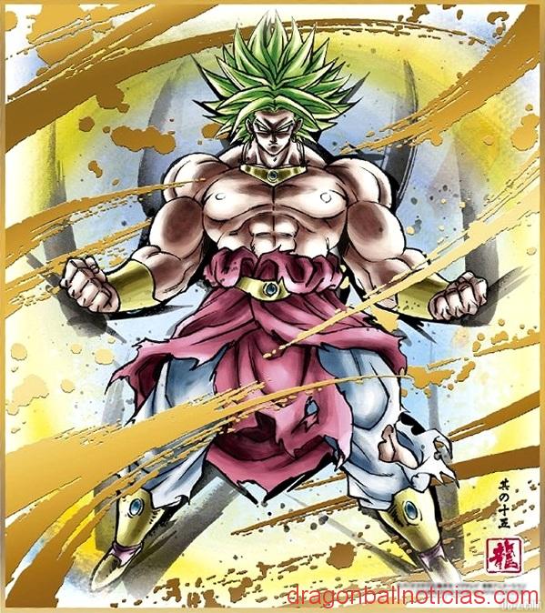 Dragon-Ball-Shikishi-Art-5-Broly-Super-Saiyan-Legendaire